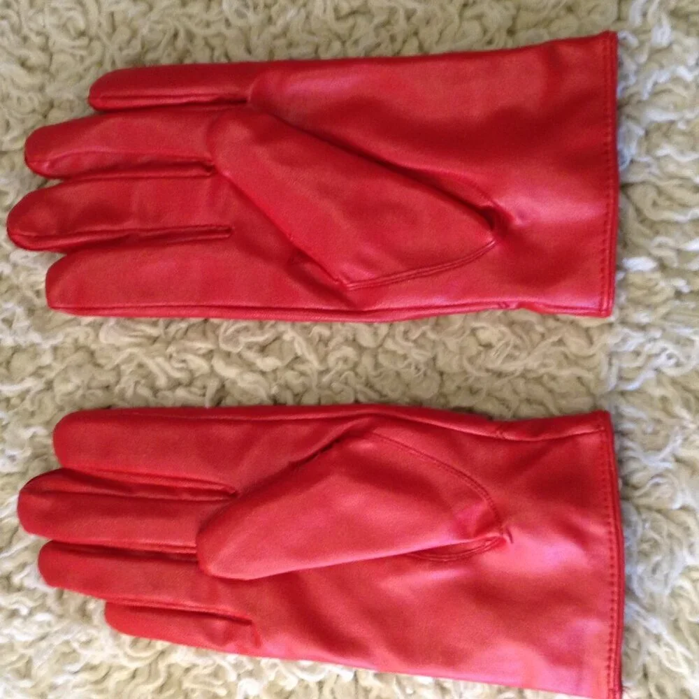 NWOT Red Leather 